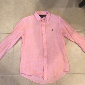 Ralph Lauren Linen Button Down Shirt